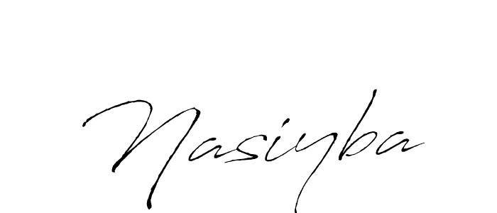 Nasiyba stylish signature style. Best Handwritten Sign (Antro_Vectra) for my name. Handwritten Signature Collection Ideas for my name Nasiyba. Nasiyba signature style 6 images and pictures png