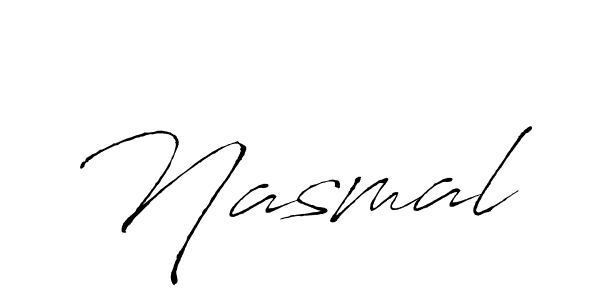 Design your own signature with our free online signature maker. With this signature software, you can create a handwritten (Antro_Vectra) signature for name Nasmal. Nasmal signature style 6 images and pictures png