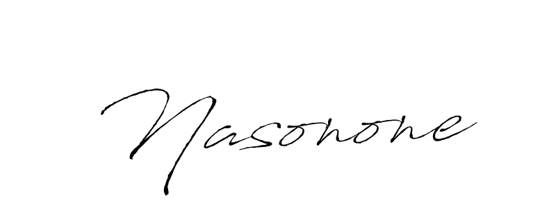 Nasonone stylish signature style. Best Handwritten Sign (Antro_Vectra) for my name. Handwritten Signature Collection Ideas for my name Nasonone. Nasonone signature style 6 images and pictures png