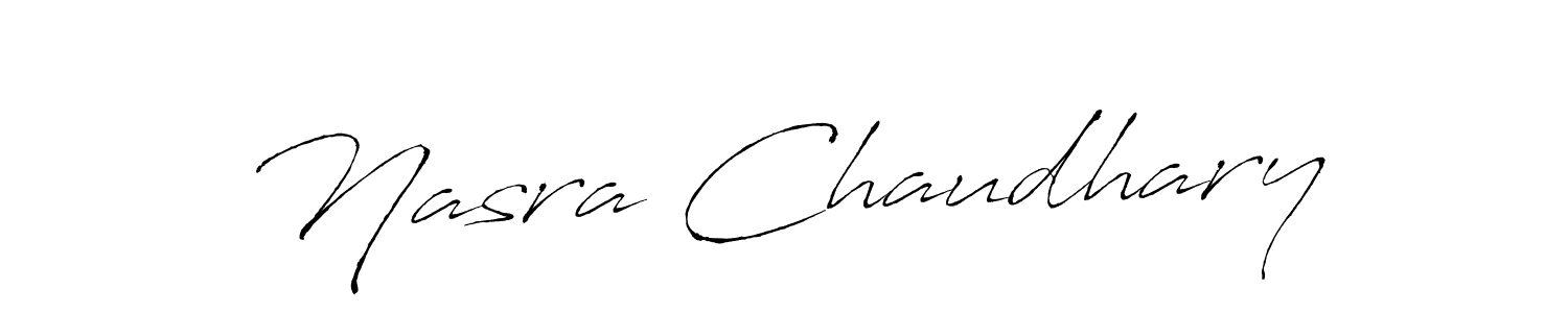 Also we have Nasra Chaudhary name is the best signature style. Create professional handwritten signature collection using Antro_Vectra autograph style. Nasra Chaudhary signature style 6 images and pictures png