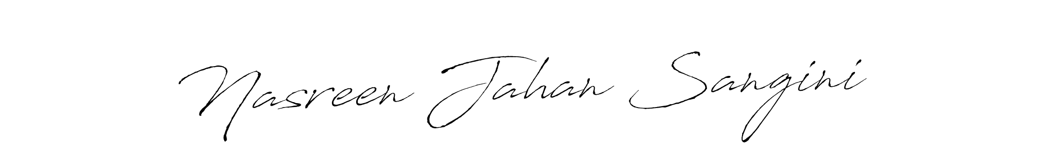 See photos of Nasreen Jahan Sangini official signature by Spectra . Check more albums & portfolios. Read reviews & check more about Antro_Vectra font. Nasreen Jahan Sangini signature style 6 images and pictures png