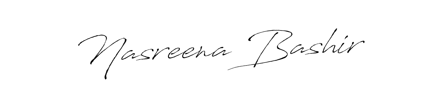 Antro_Vectra is a professional signature style that is perfect for those who want to add a touch of class to their signature. It is also a great choice for those who want to make their signature more unique. Get Nasreena Bashir name to fancy signature for free. Nasreena Bashir signature style 6 images and pictures png