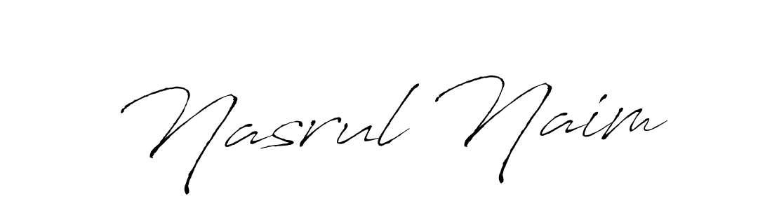 It looks lik you need a new signature style for name Nasrul Naim. Design unique handwritten (Antro_Vectra) signature with our free signature maker in just a few clicks. Nasrul Naim signature style 6 images and pictures png