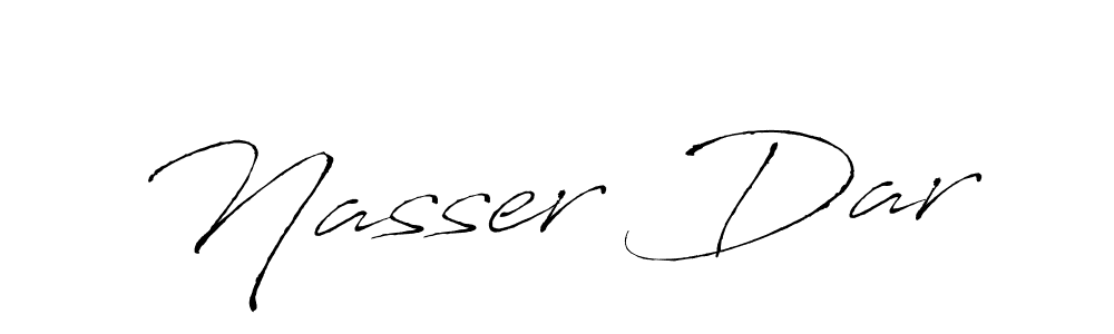 Also we have Nasser Dar name is the best signature style. Create professional handwritten signature collection using Antro_Vectra autograph style. Nasser Dar signature style 6 images and pictures png