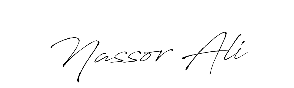 Also You can easily find your signature by using the search form. We will create Nassor Ali name handwritten signature images for you free of cost using Antro_Vectra sign style. Nassor Ali signature style 6 images and pictures png