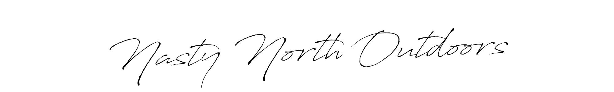 Once you've used our free online signature maker to create your best signature Antro_Vectra style, it's time to enjoy all of the benefits that Nasty North Outdoors name signing documents. Nasty North Outdoors signature style 6 images and pictures png