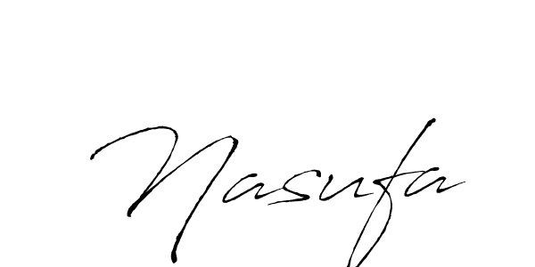 Nasufa stylish signature style. Best Handwritten Sign (Antro_Vectra) for my name. Handwritten Signature Collection Ideas for my name Nasufa. Nasufa signature style 6 images and pictures png