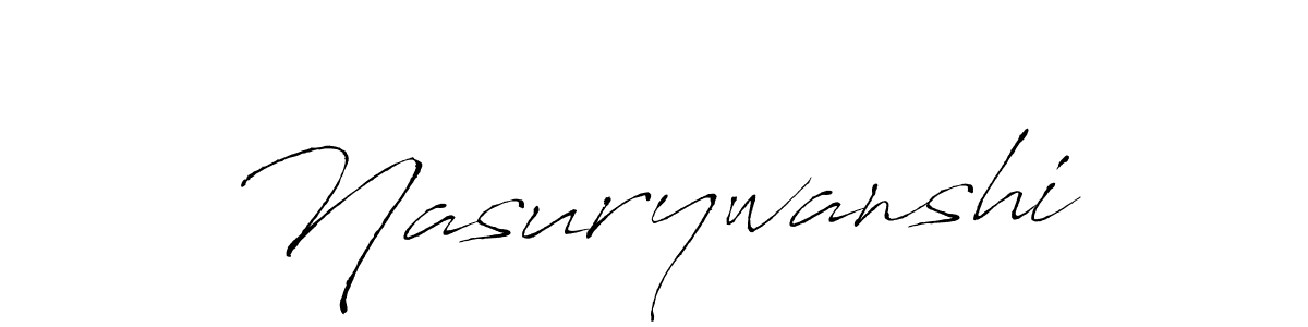 Nasurywanshi stylish signature style. Best Handwritten Sign (Antro_Vectra) for my name. Handwritten Signature Collection Ideas for my name Nasurywanshi. Nasurywanshi signature style 6 images and pictures png