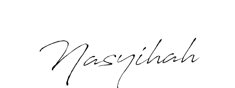 Also You can easily find your signature by using the search form. We will create Nasyihah name handwritten signature images for you free of cost using Antro_Vectra sign style. Nasyihah signature style 6 images and pictures png