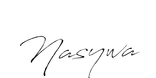 How to make Nasywa signature? Antro_Vectra is a professional autograph style. Create handwritten signature for Nasywa name. Nasywa signature style 6 images and pictures png