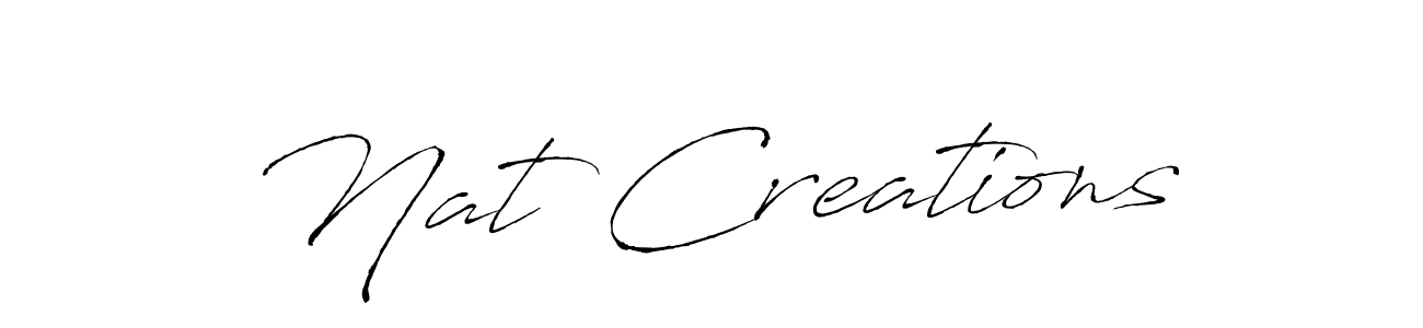 How to Draw Nat Creations signature style? Antro_Vectra is a latest design signature styles for name Nat Creations. Nat Creations signature style 6 images and pictures png