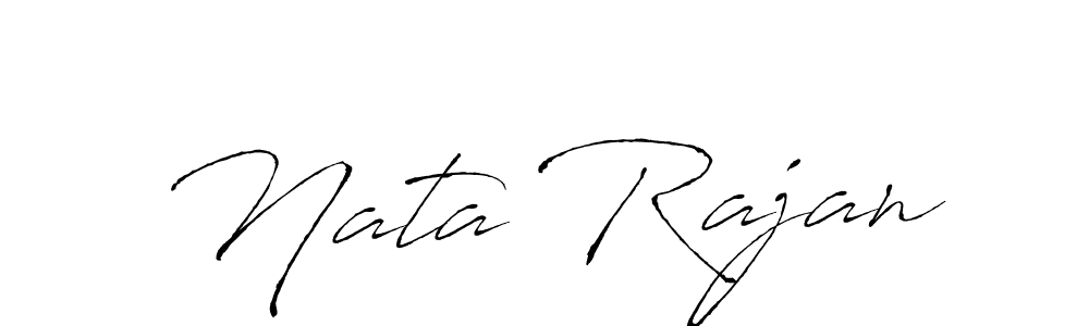 Antro_Vectra is a professional signature style that is perfect for those who want to add a touch of class to their signature. It is also a great choice for those who want to make their signature more unique. Get Nata Rajan name to fancy signature for free. Nata Rajan signature style 6 images and pictures png