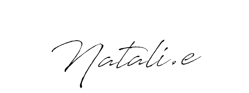 Antro_Vectra is a professional signature style that is perfect for those who want to add a touch of class to their signature. It is also a great choice for those who want to make their signature more unique. Get Natali.e name to fancy signature for free. Natali.e signature style 6 images and pictures png