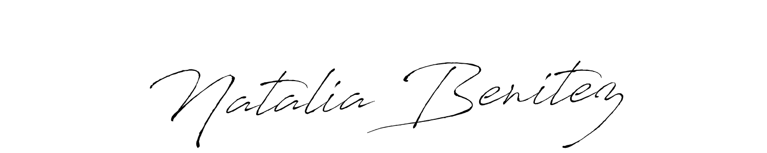 Natalia Benitez stylish signature style. Best Handwritten Sign (Antro_Vectra) for my name. Handwritten Signature Collection Ideas for my name Natalia Benitez. Natalia Benitez signature style 6 images and pictures png