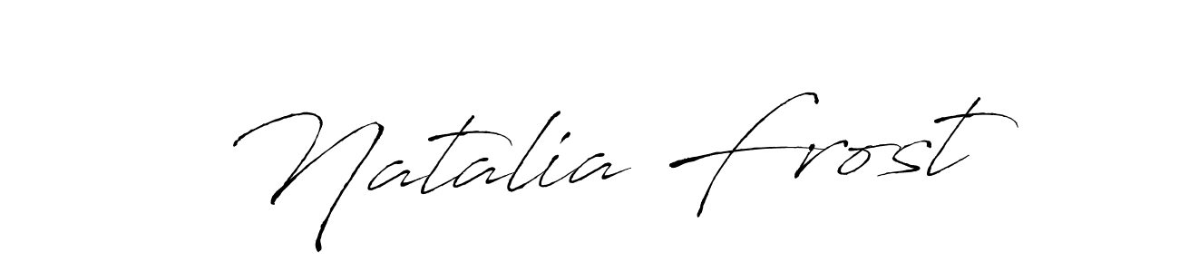 This is the best signature style for the Natalia Frost name. Also you like these signature font (Antro_Vectra). Mix name signature. Natalia Frost signature style 6 images and pictures png