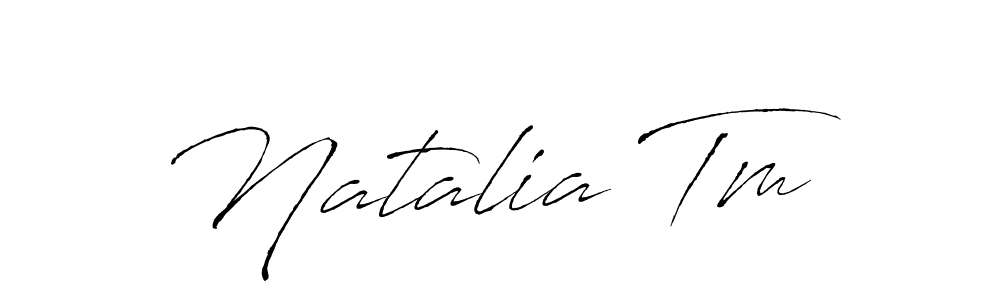 Antro_Vectra is a professional signature style that is perfect for those who want to add a touch of class to their signature. It is also a great choice for those who want to make their signature more unique. Get Natalia Tm name to fancy signature for free. Natalia Tm signature style 6 images and pictures png