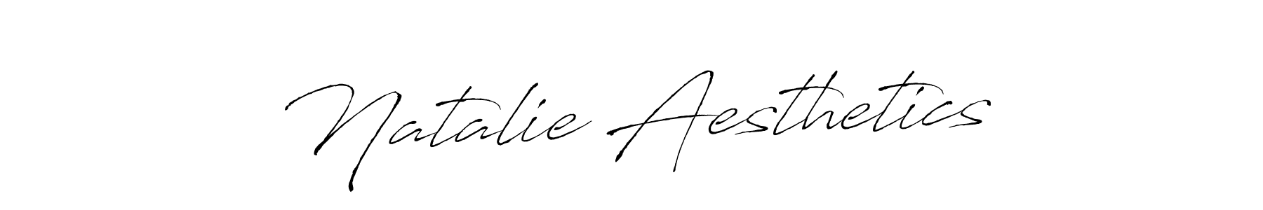 Make a beautiful signature design for name Natalie Aesthetics. Use this online signature maker to create a handwritten signature for free. Natalie Aesthetics signature style 6 images and pictures png