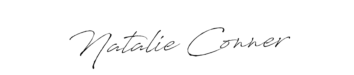 Use a signature maker to create a handwritten signature online. With this signature software, you can design (Antro_Vectra) your own signature for name Natalie Conner. Natalie Conner signature style 6 images and pictures png