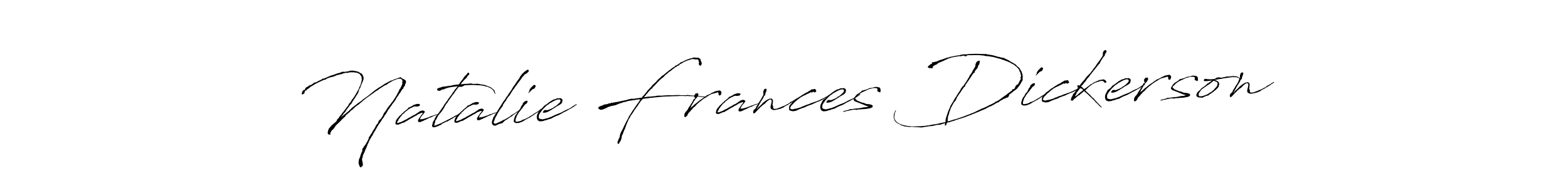 Once you've used our free online signature maker to create your best signature Antro_Vectra style, it's time to enjoy all of the benefits that Natalie Frances Dickerson name signing documents. Natalie Frances Dickerson signature style 6 images and pictures png