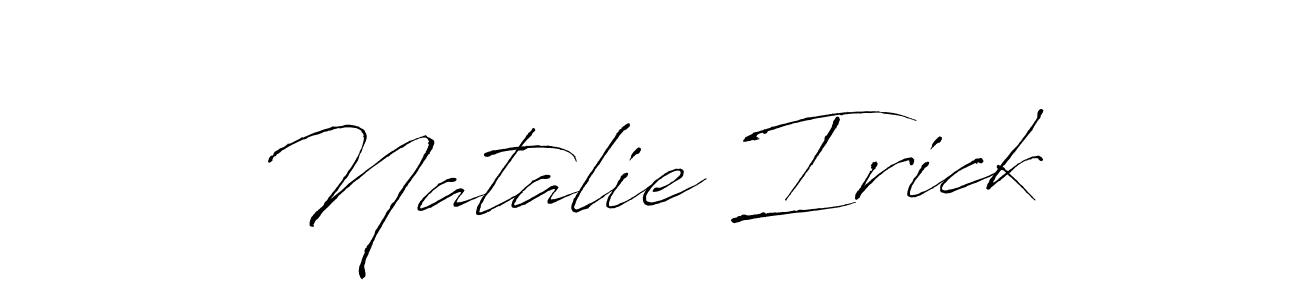 if you are searching for the best signature style for your name Natalie Irick. so please give up your signature search. here we have designed multiple signature styles  using Antro_Vectra. Natalie Irick signature style 6 images and pictures png