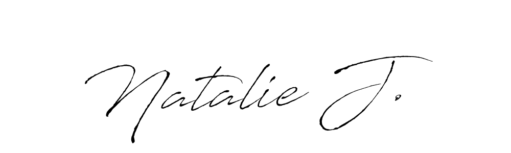 if you are searching for the best signature style for your name Natalie J.. so please give up your signature search. here we have designed multiple signature styles  using Antro_Vectra. Natalie J. signature style 6 images and pictures png