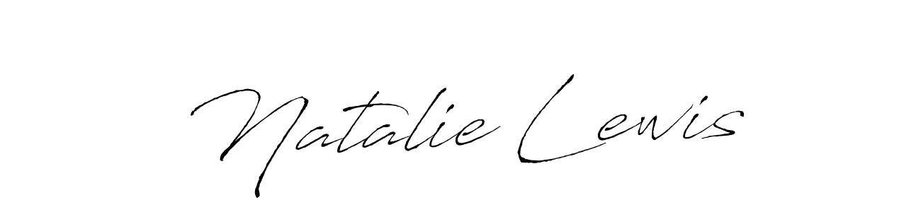 How to make Natalie Lewis signature? Antro_Vectra is a professional autograph style. Create handwritten signature for Natalie Lewis name. Natalie Lewis signature style 6 images and pictures png