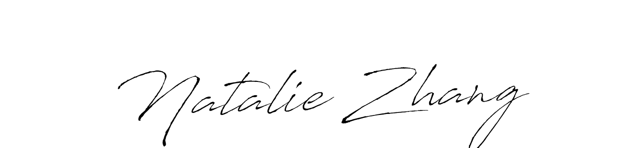 Create a beautiful signature design for name Natalie Zhang. With this signature (Antro_Vectra) fonts, you can make a handwritten signature for free. Natalie Zhang signature style 6 images and pictures png