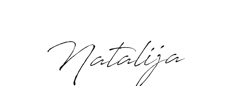 Create a beautiful signature design for name Natalija. With this signature (Antro_Vectra) fonts, you can make a handwritten signature for free. Natalija signature style 6 images and pictures png