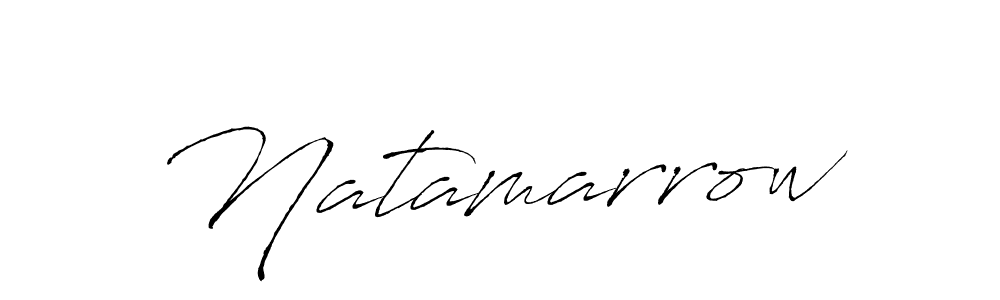 Create a beautiful signature design for name Natamarrow. With this signature (Antro_Vectra) fonts, you can make a handwritten signature for free. Natamarrow signature style 6 images and pictures png