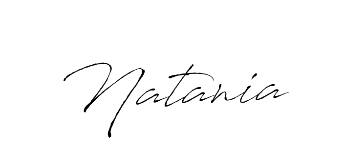 How to make Natania signature? Antro_Vectra is a professional autograph style. Create handwritten signature for Natania name. Natania signature style 6 images and pictures png