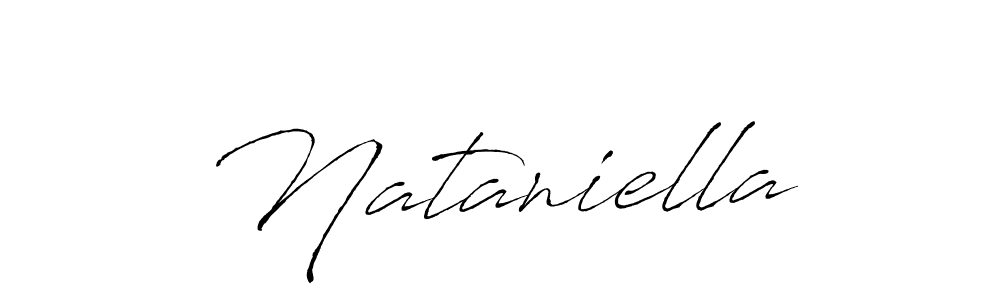 if you are searching for the best signature style for your name Nataniella. so please give up your signature search. here we have designed multiple signature styles  using Antro_Vectra. Nataniella signature style 6 images and pictures png
