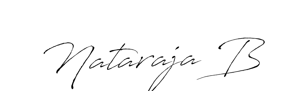 Nataraja B stylish signature style. Best Handwritten Sign (Antro_Vectra) for my name. Handwritten Signature Collection Ideas for my name Nataraja B. Nataraja B signature style 6 images and pictures png