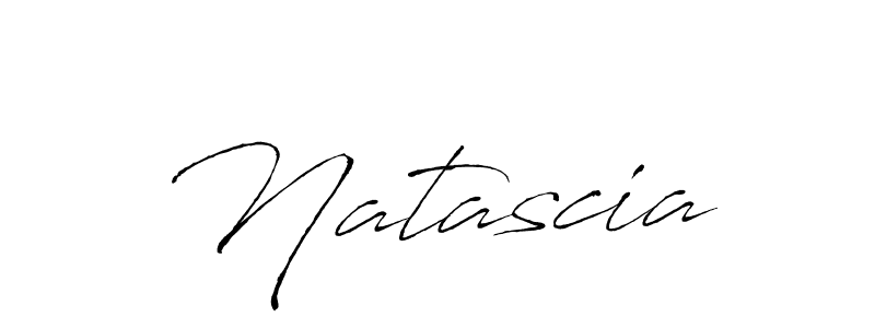 You should practise on your own different ways (Antro_Vectra) to write your name (Natascia) in signature. don't let someone else do it for you. Natascia signature style 6 images and pictures png
