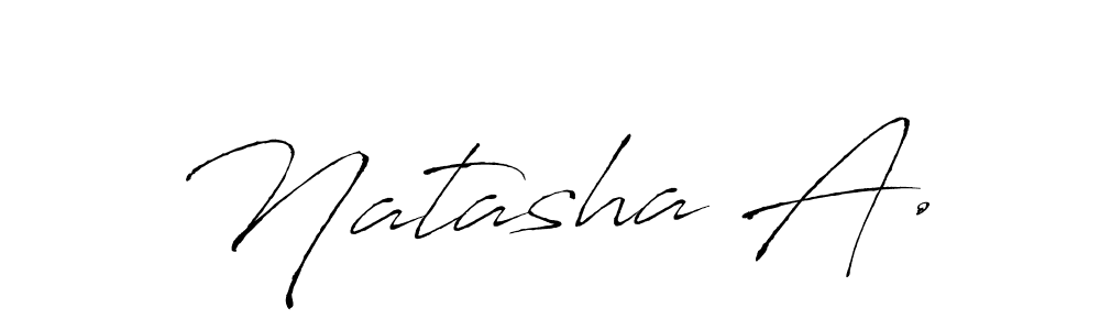 Also we have Natasha A. name is the best signature style. Create professional handwritten signature collection using Antro_Vectra autograph style. Natasha A. signature style 6 images and pictures png