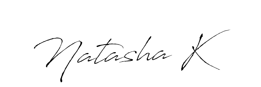 Antro_Vectra is a professional signature style that is perfect for those who want to add a touch of class to their signature. It is also a great choice for those who want to make their signature more unique. Get Natasha K name to fancy signature for free. Natasha K signature style 6 images and pictures png