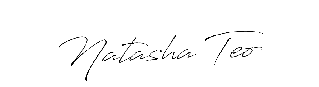 Make a beautiful signature design for name Natasha Teo. With this signature (Antro_Vectra) style, you can create a handwritten signature for free. Natasha Teo signature style 6 images and pictures png