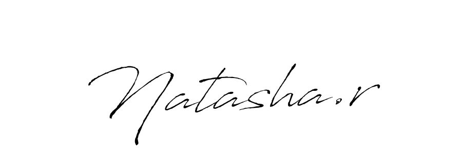 How to make Natasha.r signature? Antro_Vectra is a professional autograph style. Create handwritten signature for Natasha.r name. Natasha.r signature style 6 images and pictures png