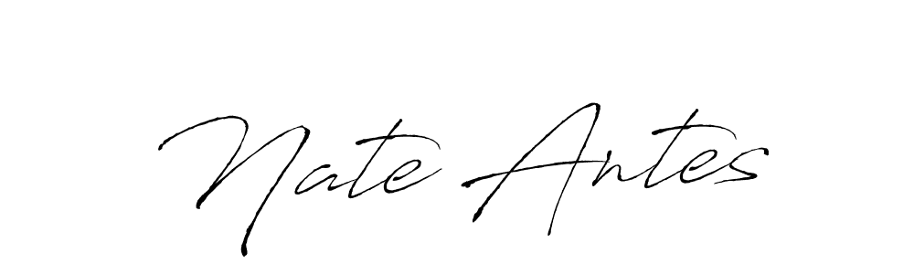 Use a signature maker to create a handwritten signature online. With this signature software, you can design (Antro_Vectra) your own signature for name Nate Antes. Nate Antes signature style 6 images and pictures png