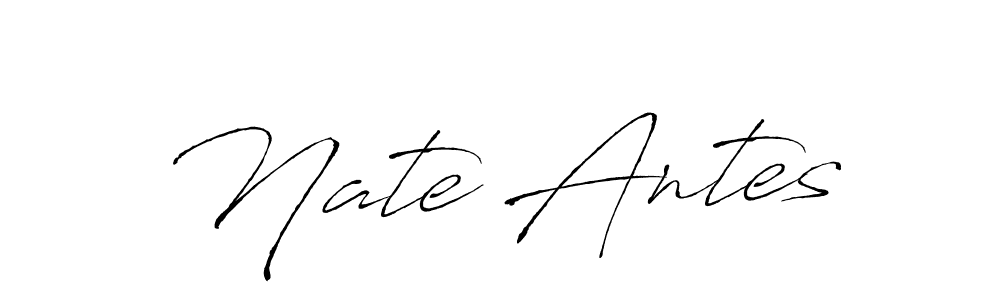 Nate Antes stylish signature style. Best Handwritten Sign (Antro_Vectra) for my name. Handwritten Signature Collection Ideas for my name Nate Antes. Nate Antes signature style 6 images and pictures png