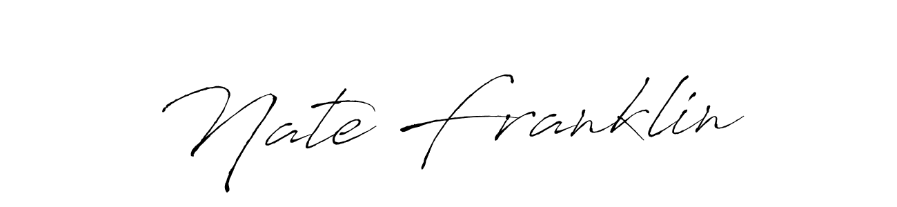 Create a beautiful signature design for name Nate Franklin. With this signature (Antro_Vectra) fonts, you can make a handwritten signature for free. Nate Franklin signature style 6 images and pictures png