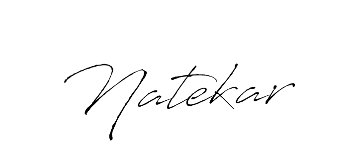 Also we have Natekar name is the best signature style. Create professional handwritten signature collection using Antro_Vectra autograph style. Natekar signature style 6 images and pictures png