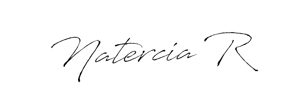 Create a beautiful signature design for name Natercia R. With this signature (Antro_Vectra) fonts, you can make a handwritten signature for free. Natercia R signature style 6 images and pictures png