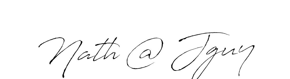 Use a signature maker to create a handwritten signature online. With this signature software, you can design (Antro_Vectra) your own signature for name Nath @ Jguy. Nath @ Jguy signature style 6 images and pictures png