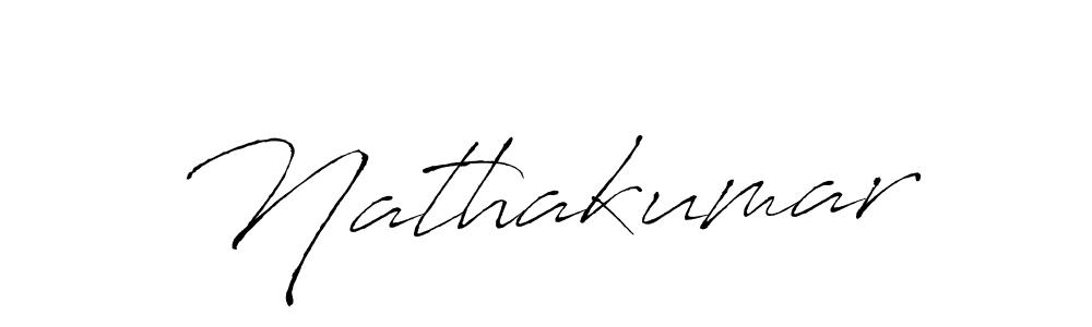 How to make Nathakumar signature? Antro_Vectra is a professional autograph style. Create handwritten signature for Nathakumar name. Nathakumar signature style 6 images and pictures png