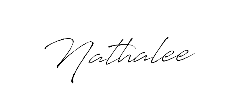 Create a beautiful signature design for name Nathalee. With this signature (Antro_Vectra) fonts, you can make a handwritten signature for free. Nathalee signature style 6 images and pictures png