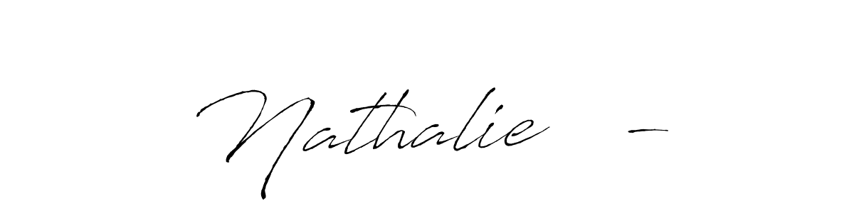 if you are searching for the best signature style for your name Nathalie   -. so please give up your signature search. here we have designed multiple signature styles  using Antro_Vectra. Nathalie   - signature style 6 images and pictures png