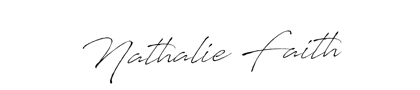 Design your own signature with our free online signature maker. With this signature software, you can create a handwritten (Antro_Vectra) signature for name Nathalie Faith. Nathalie Faith signature style 6 images and pictures png