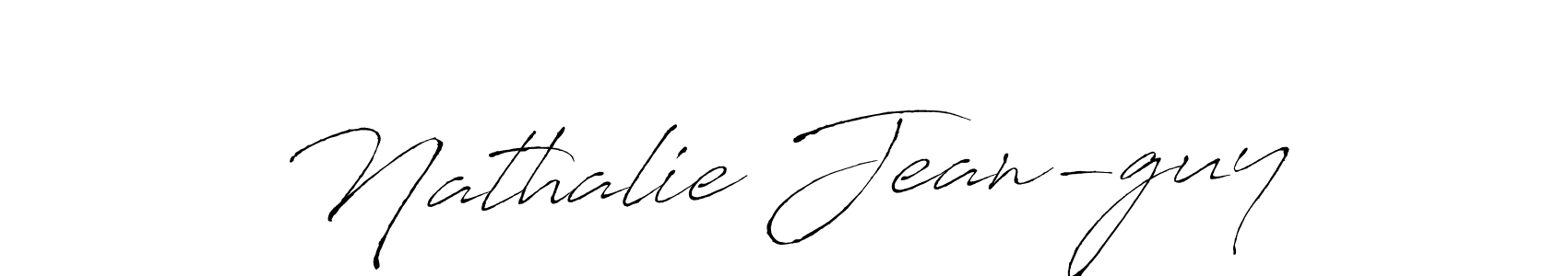 Nathalie Jean-guy stylish signature style. Best Handwritten Sign (Antro_Vectra) for my name. Handwritten Signature Collection Ideas for my name Nathalie Jean-guy. Nathalie Jean-guy signature style 6 images and pictures png