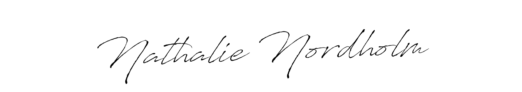 Also we have Nathalie Nordholm name is the best signature style. Create professional handwritten signature collection using Antro_Vectra autograph style. Nathalie Nordholm signature style 6 images and pictures png