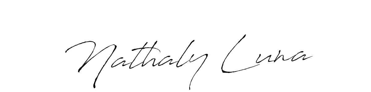 You can use this online signature creator to create a handwritten signature for the name Nathaly Luna. This is the best online autograph maker. Nathaly Luna signature style 6 images and pictures png